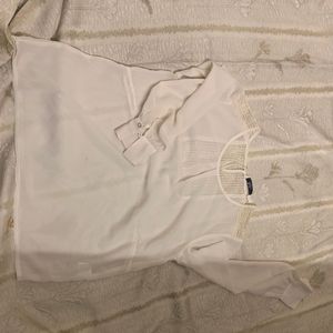 Allen Solly White Chiffon Top