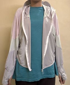 Stylish Pastel Color Block Hoodie