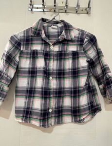 Gap -Smart Checker Pattern Shirt For Kid