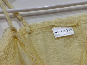 Yellow Lace Trim Cami Top from Westside (S)