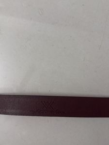 Genuine Leather Belt with Hook Clasp