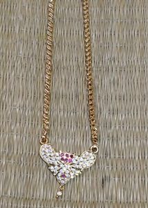 Gold Plated Pendant Necklace Imitation Jewellery