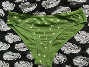Cute Green Polka Dot Briefs