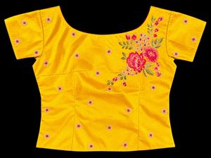 Vibrant Yellow Embroidered Lehenga Choli Set