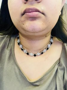 Black Stone AD Necklace