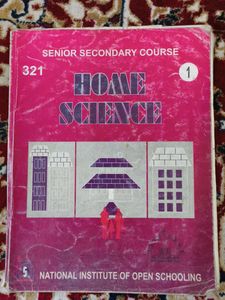 Senior Secondary Home Science Book