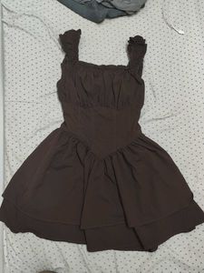 Brown Beach Dress from little box