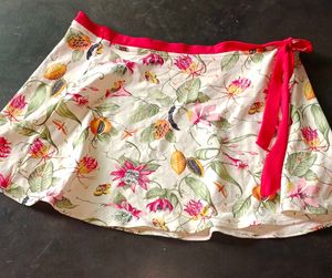 Fila floral short skirt