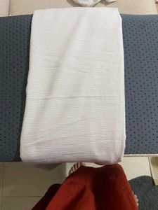White Textured Fabric