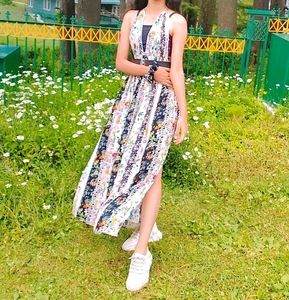Exported Backless Halter Neck Dress 🏖️
