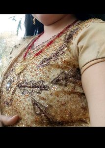 Embellished anarkali suit payjama Set
