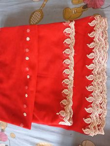 Red Kurta Set