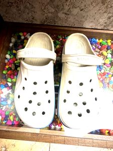 off White Crocs Flipflops