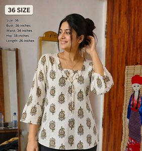 Designer Printed Kurta Top