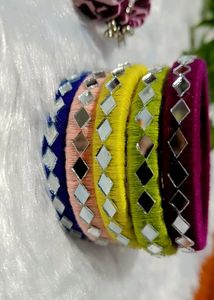 Navratri  Special Handcrafted Bangles &amp; Earrings