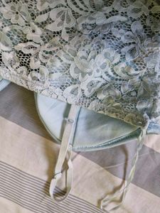 Light Blue Lace Bralette Top
