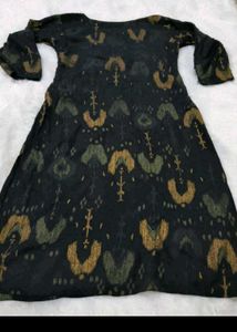 Black kurta with beautiful red palazz