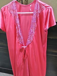 Hot Pink Night Coat Only