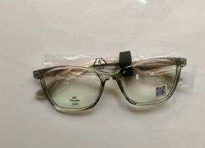 Floral Transparent Frame Glasses
