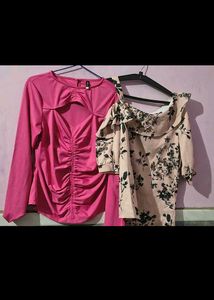 Stylish Ruched Cut-Out Top New Bust Size 30 or 32