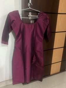 beautiful purple kurti for female