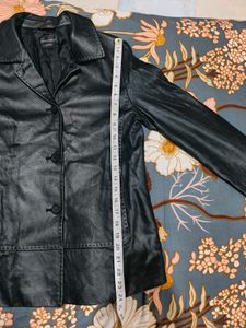 100% Lambskin Leather Jacket and Gothic Waffle tee