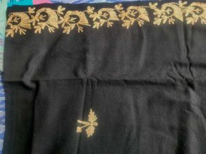 💥Elegant Embroidered Shwal- Black🖤💥