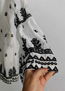 New Embroidered Peplum Set