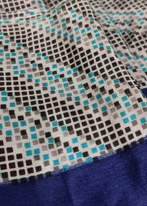 beautiful navy blue sari