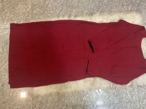 Elegant Maroon Kurta with Embroidery