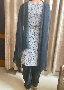 Black Kurti Salwar Set