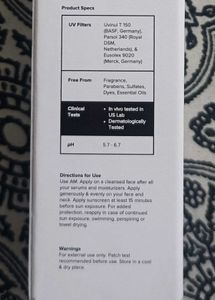 Minimalist Sunscreen 50 SPF