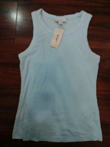 Light Blue Sleeveless Top with Tag