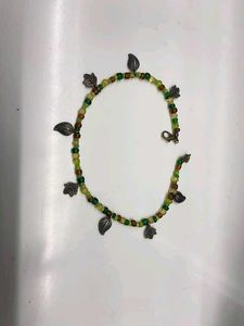 Boho Leaf Beaded Anklet