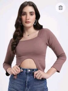 Stylish Cut-Out Long Sleeve Top