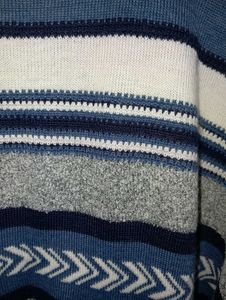 knitted polo pullover collared sweater