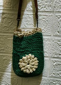 Handmade Crochet Pouch Bag