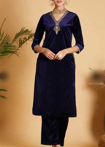 💓shae by Sassafras Elegant Velvet Kurta