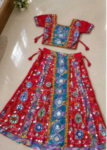 Vibrant Embroidered Lehenga Choli Set
