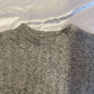 Bershka Cable Knit Sweatshirt