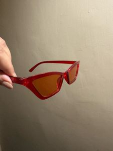 Red Cat Eye Sunglasses