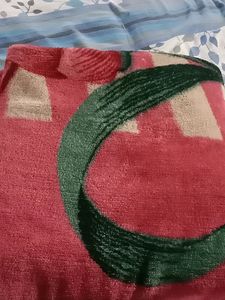 Floral Red Blanket