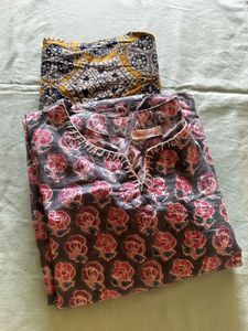 Stylish Printed Kurta(combo )