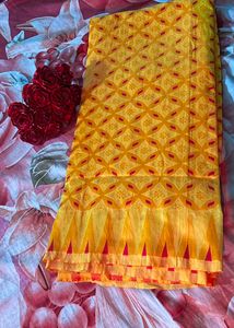 Beautiful Yellow Saree