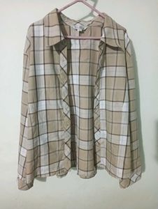 Casual Plaid Button-Up Shirt