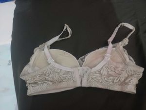 Sheer Leaf Print Bralette