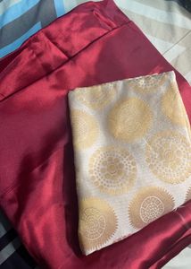 Unstitched Saree With Blouse