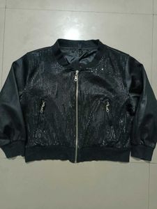 Women's Glitter Shine Crop Jacket Fixed Price