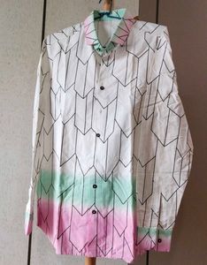 Men's Colour Shaded Button-Up Shirt