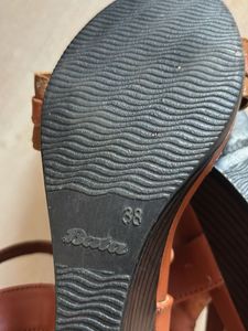 Bata Women's Brown Strappy Heels